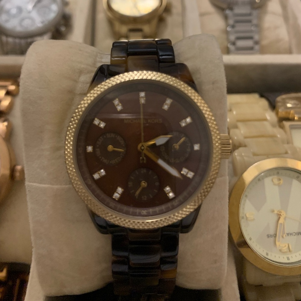 Michael Kors Tortoiseshell Watch